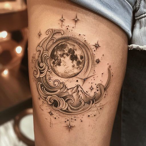 Full Moon Tattoo Blueprint Kit