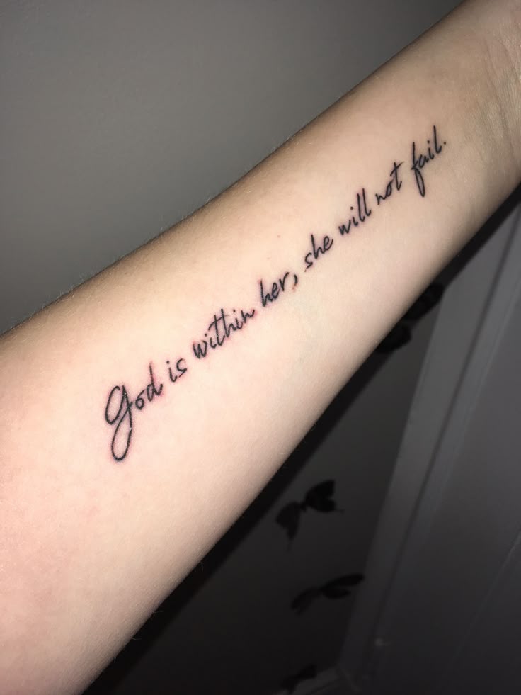 Fade Your Tattoo But Carefully | Tattoo quotes, Verse tattoos, God tattoos