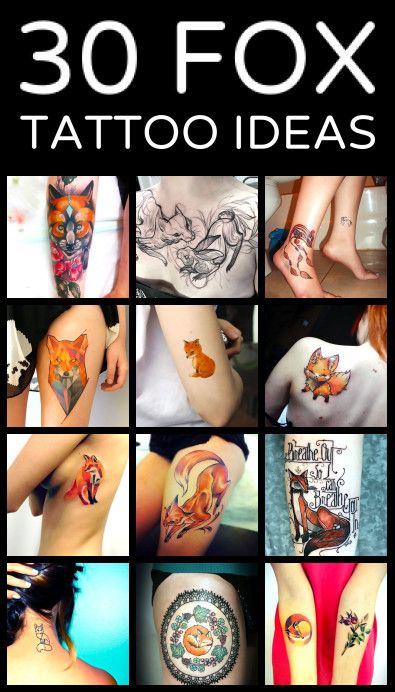 33 Fox Tattoo Ideas