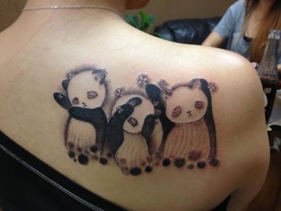 25 Awesome Panda Bear Tattoo Ideas