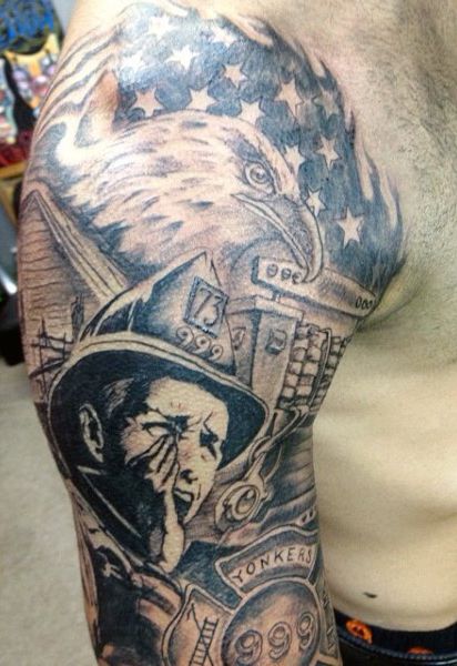 50 Epic Firefighter Tattoos for Men