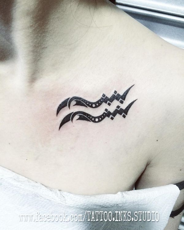 220+ Aquarius Tattoos Designs (2024) Zodiac Signs & Symbols Ideas
