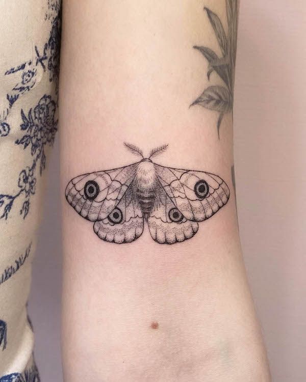 54 Fascinating Moth Tattoos With Meaning - Our Mindful Life