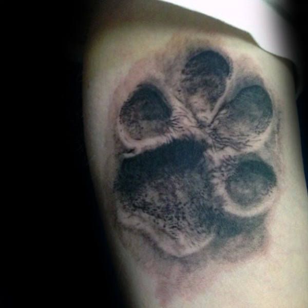 69 Dog Paw Tattoo Designs for Men