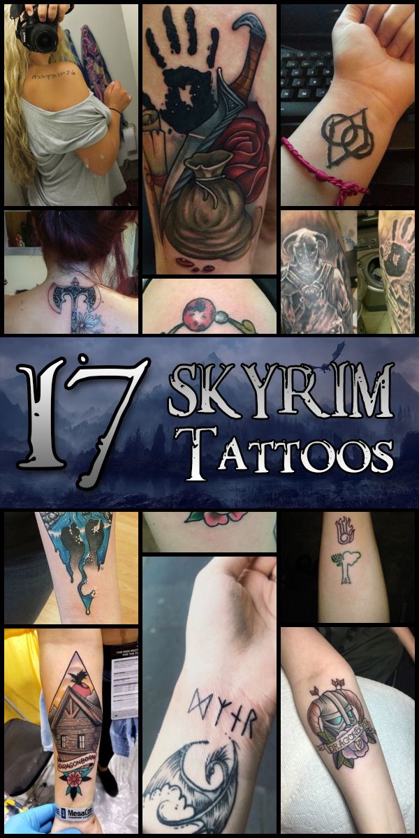 17 Skyrim Tattoos - The Body is a Canvas
