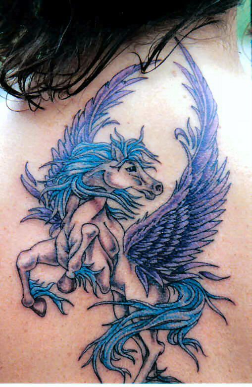 Tattooed by me, Cherry Creek Flash (the staple in the tattoo industry!) Pegasus | Hình xăm, Hình xăm ngựa, Hình xăm đẹp
