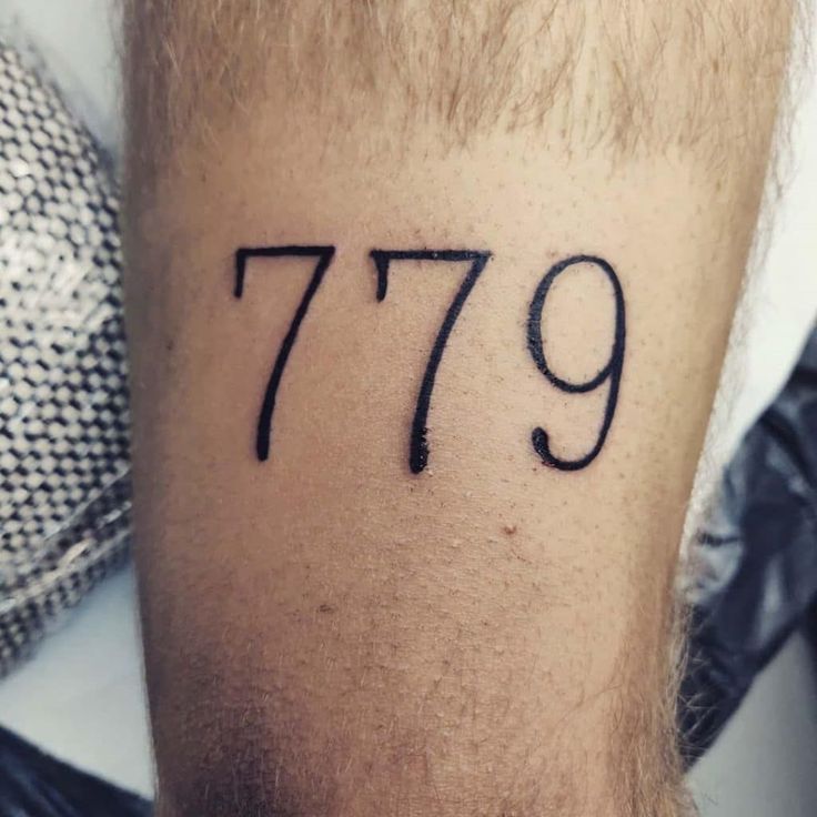 101 Amazing Number Tattoos For 2024!