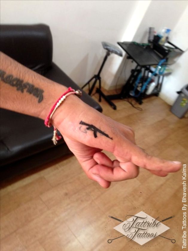 Pin by balcisson on Tattoo | Hand tattoos for guys, Ak47 tattoo, Hand  tattoos