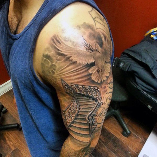 53 Fantastic Heaven Tattoos for Men
