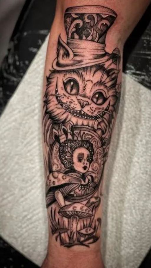 Alice in Wonderland Tattoo Ideas for a ...