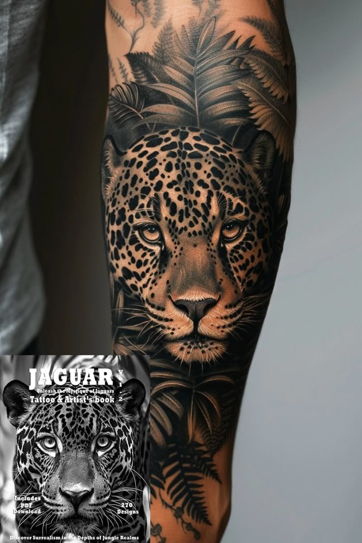 over 270 Jaguar designs for tattooing book + PDF
