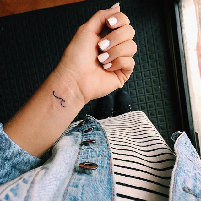 wave tattoo