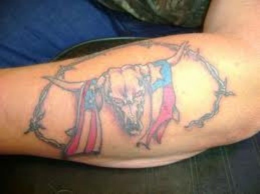 Bull Tattoos And Bull Tattoo Designs-Bull Tattoo Meanings And Ideas-Steer Tattoo  Designs