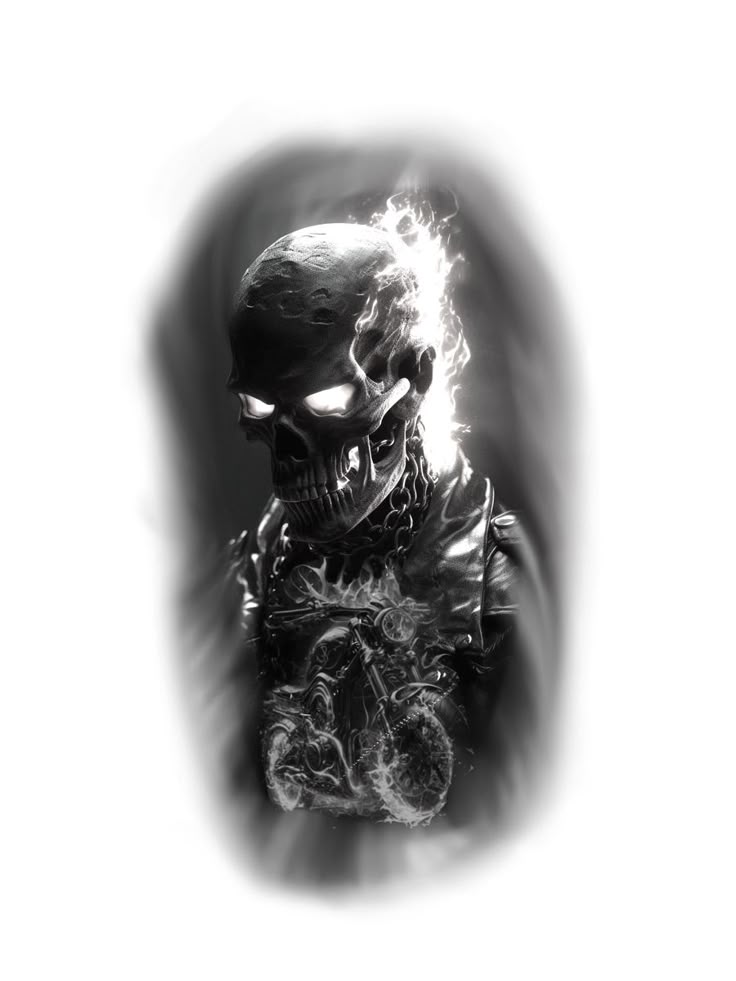 Ghost Rider Tattoo Design
