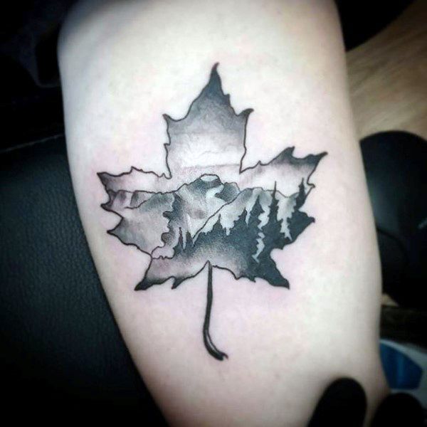 60 Cool Leaf Tattoo Designs for Men | Boas ideias para tatuagem, Tatoo,  Tatuagem viagem