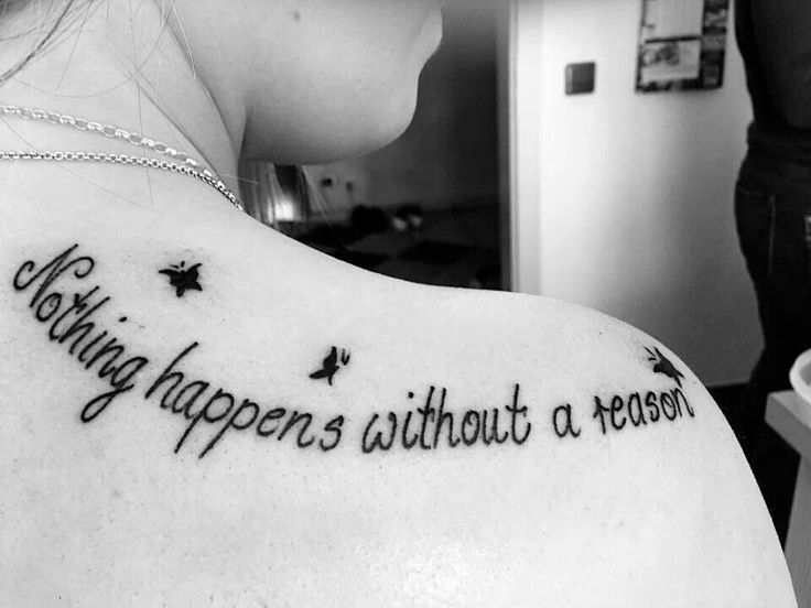 Nothing happens without a reason