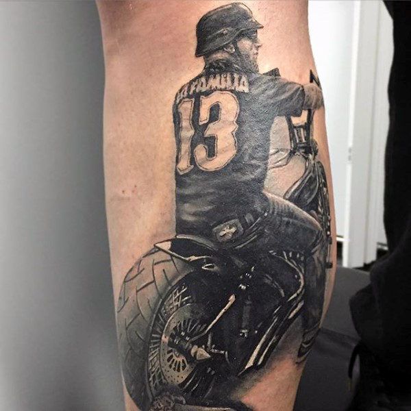 73 Badass Biker Tattoos for Men