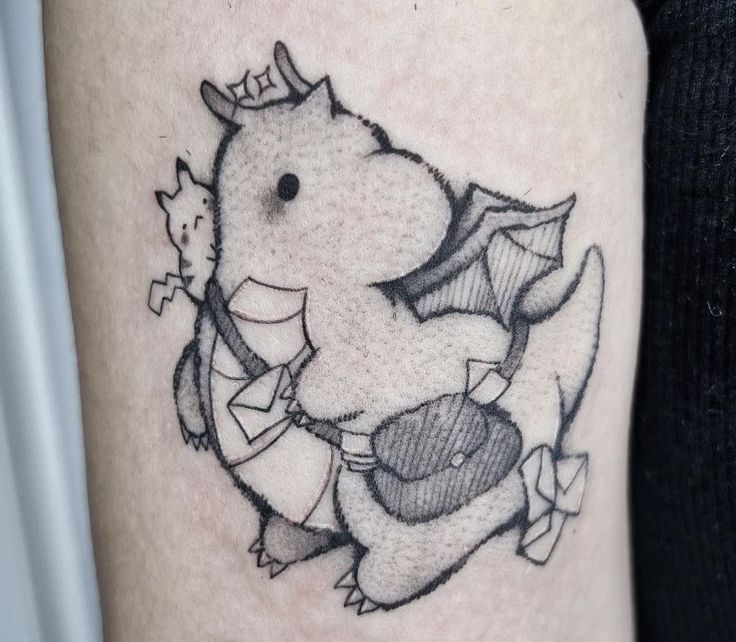 Mailman Dragonite Tattoo Inspo