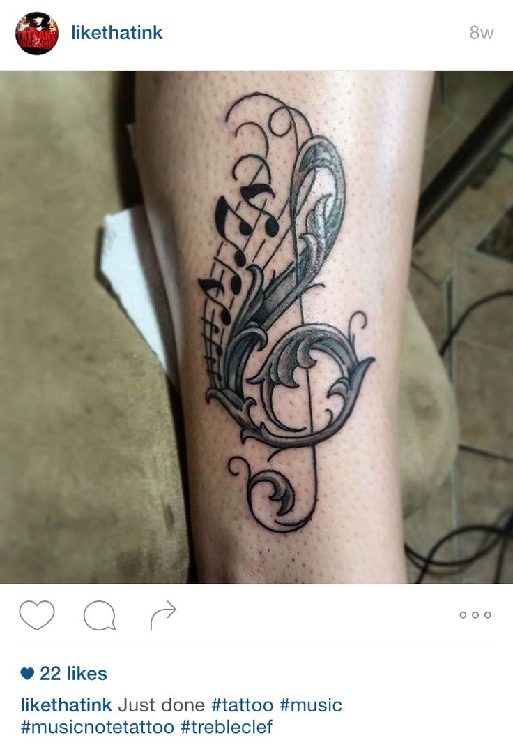 Music Inspired Tattoo