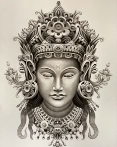 Discover 11 Bhairav and balinese tattoo ideas | art tattoo, asian tattoos,  black and grey tattoos and more