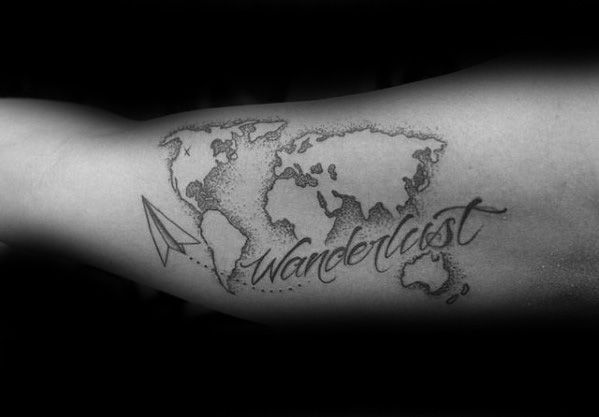 70 Wonderful Wanderlust Tattoo Designs for Men