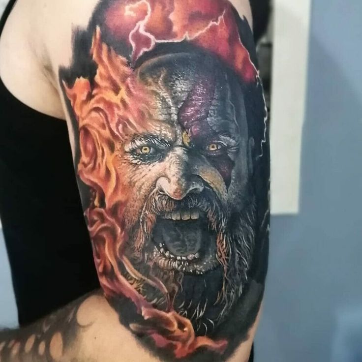 101 Best Kratos Tattoo Ideas You Have To See To Believe!