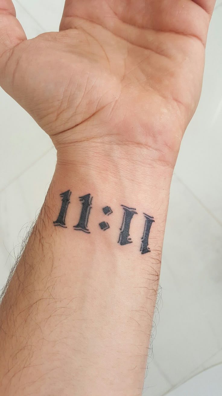 Pin by Emily McLain on Tattoos | 11 11 tattoo, 11:11 tattoo ideas, Chest  tattoo