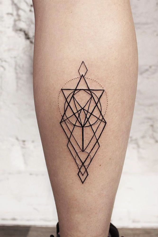 45 Geometric Tattoos Ideas With Unique Meanings