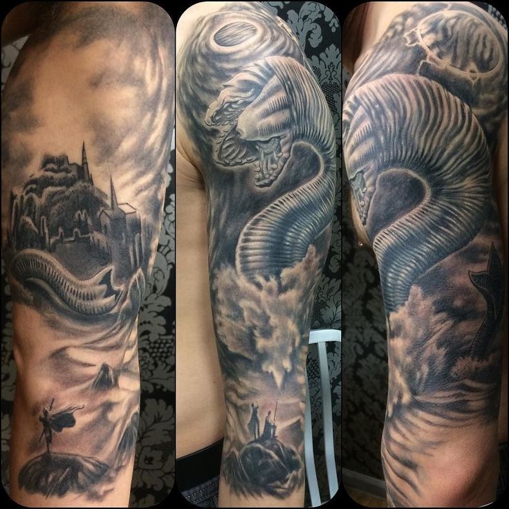 Dune piece from @andybtattoos Info@sacredtattoo.com #dune #tattoo #tattoos  #thanksobama by sacredtattoonyc