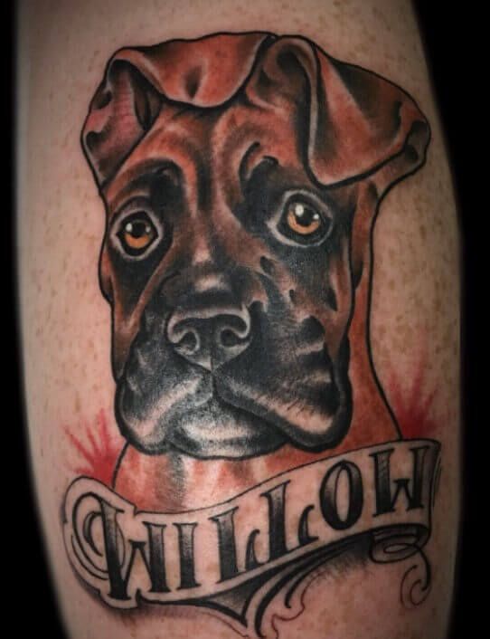 Top 45+ Best Boxer Dog Tattoo Ideas And Designs