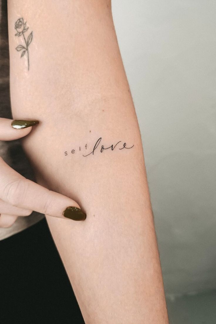 35 Cute Self-love tattoo Ideas @Tattoo by Yoncaengel Vacuo_Studio