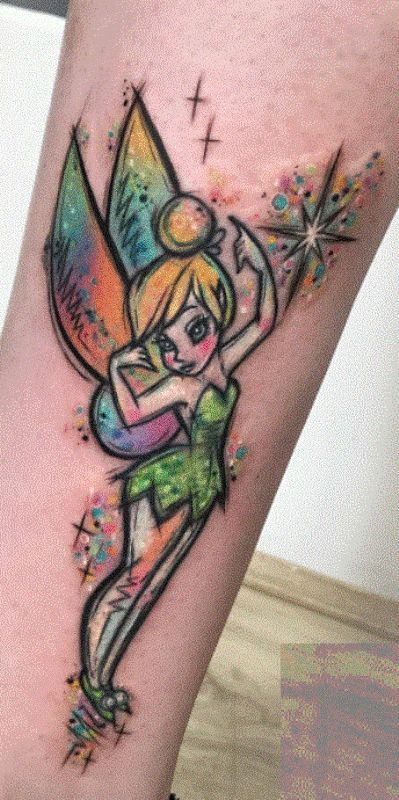 60+ Amazing Tinker Bell Tattoo Designs with Meanings, Ideas, and  Celebrities - Body Art Guru