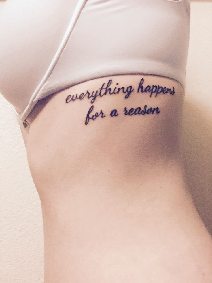 Everything happens for a reason" just got it done and I love it!