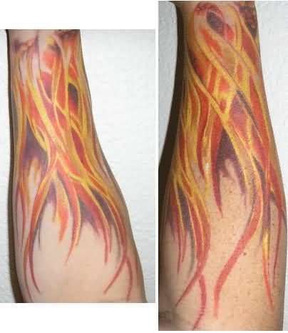 Amazing Fire Flame Tattoo Designs | Flame tattoos, Shoulder tattoo, Tattoo  sleeve designs