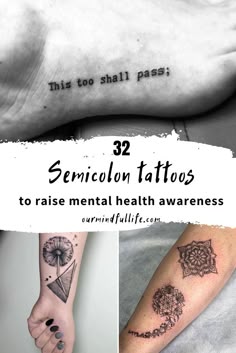 15 Simi colin tattoo ideas | semicolon tattoo, tattoos, cute tattoos