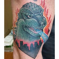 Discover 7 Godzilla tattoo and godzilla ideas | godzilla tattoo, japanese  monster, kaiju monsters and more