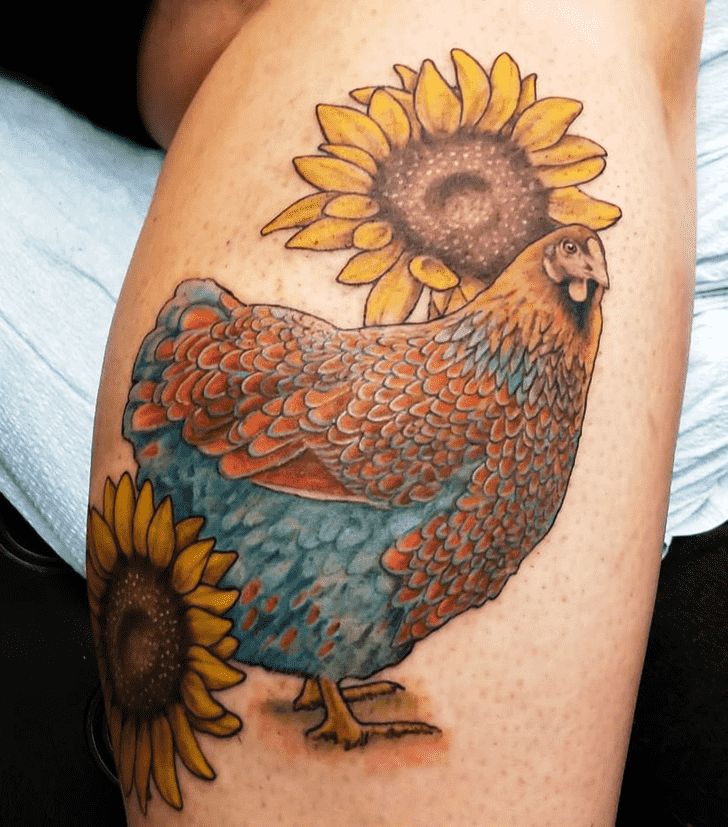 Chicken Tattoo Design Ideas Images