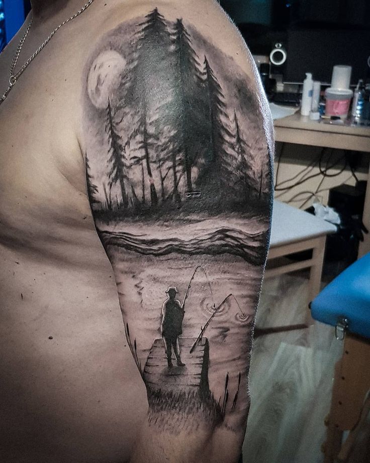 88 Amazing Fishing Tattoo Designs For 2024!