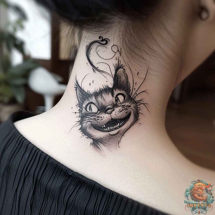 Unleashing the Mysterious Allure of the Cheshire Cat Tattoo: 91 Designs -  inktat2.com