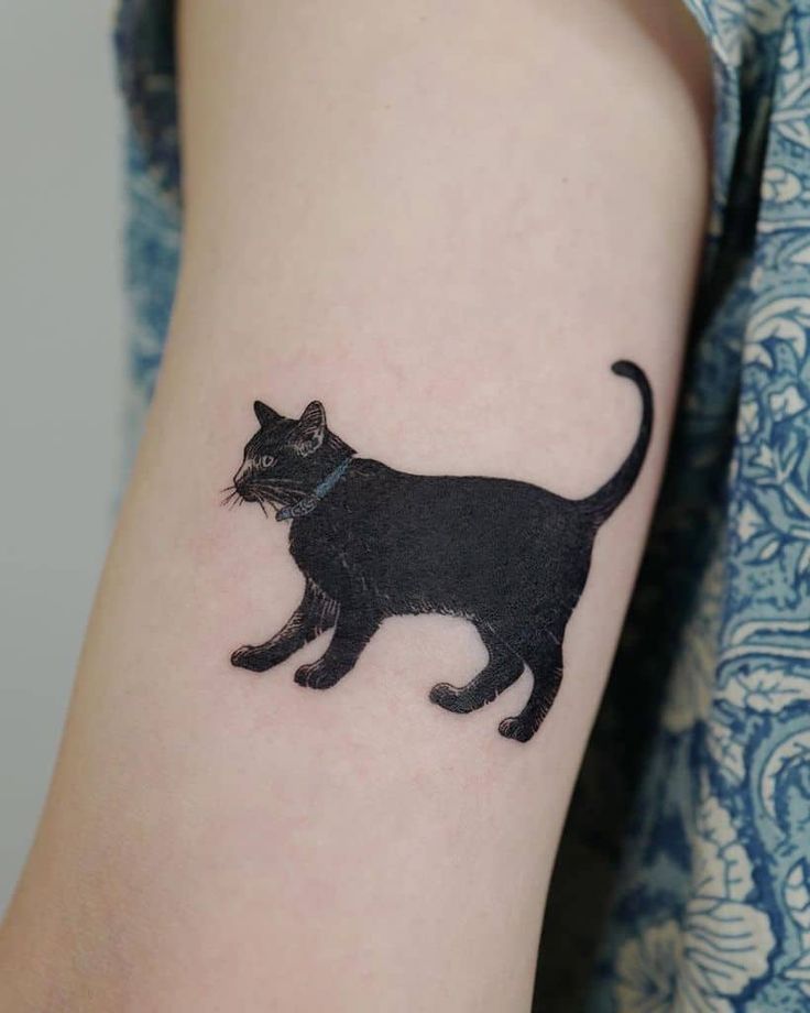 Creative Black Cat Tattoo Ideas