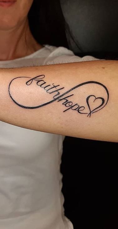 55 Trendy Faith Hope Love Tattoos You Must See - Tattoo Me Now