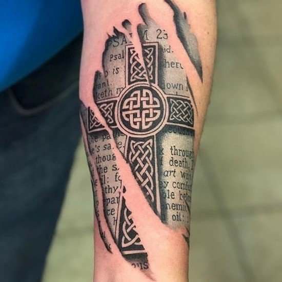 Pin by Judi Meyer on Cool tattoos | Celtic cross tattoos, Cross tattoo, Cross  tattoo for men