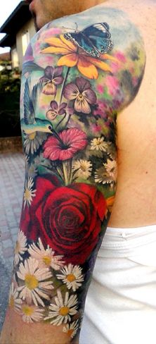 Discover 43 Garden Tattoos and Wildflowers Tattoo Ideas | watercolor tattoo  flower, trendy tattoos, medium tattoos and more