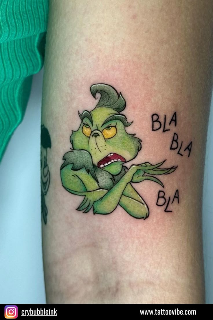 21 Best Grinch Tattoo Ideas To Get You In The Holiday Spirit