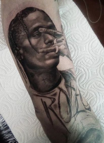 Best 29 Travis Scott Tattoo Designs and Ideas - NSF News