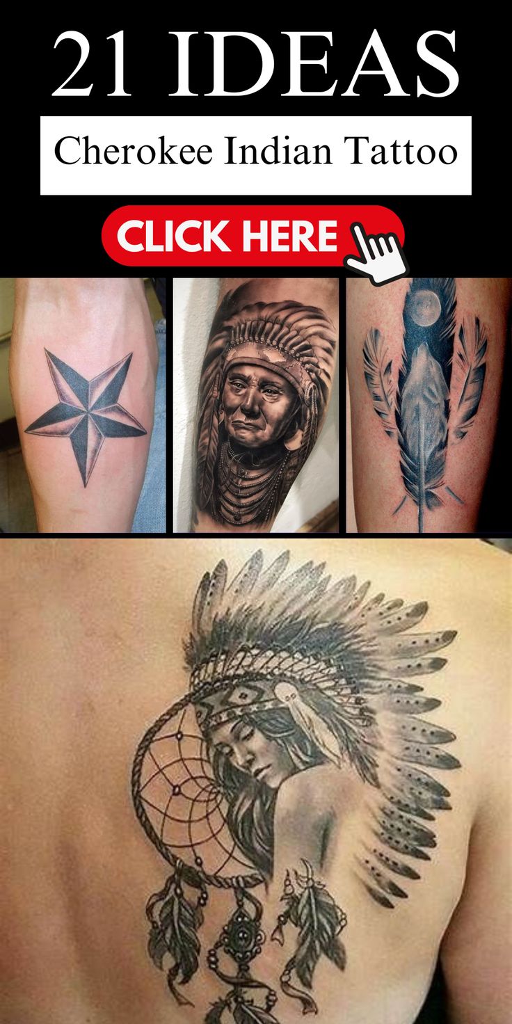 Wolf Tattoos: Cherokee Indian Sleeve Designs for Men and Women, Embracing  Native American