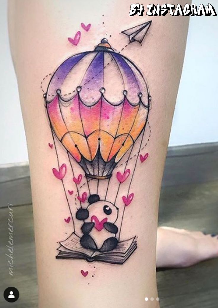 Pin by officinadellamongolfiera on hot air balloon tattoo | Book tattoo,  Aztec tattoo designs, Book inspired