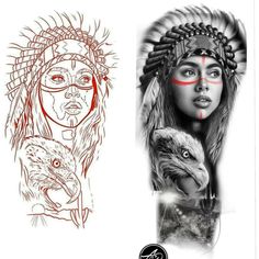 Indian tattoo: 20 Native american indian tattoo designs ideas to save today  | indian tattoo design, american indian tattoos and more