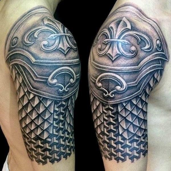 Armor tattoo ideas for men – ultimate symbol of masculinity and strength