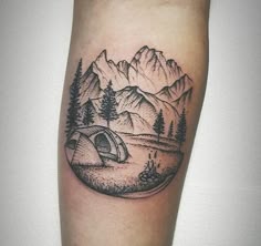 25 Camp tattoos ideas | camping tattoo, camping drawing, small camping  tattoo ideas